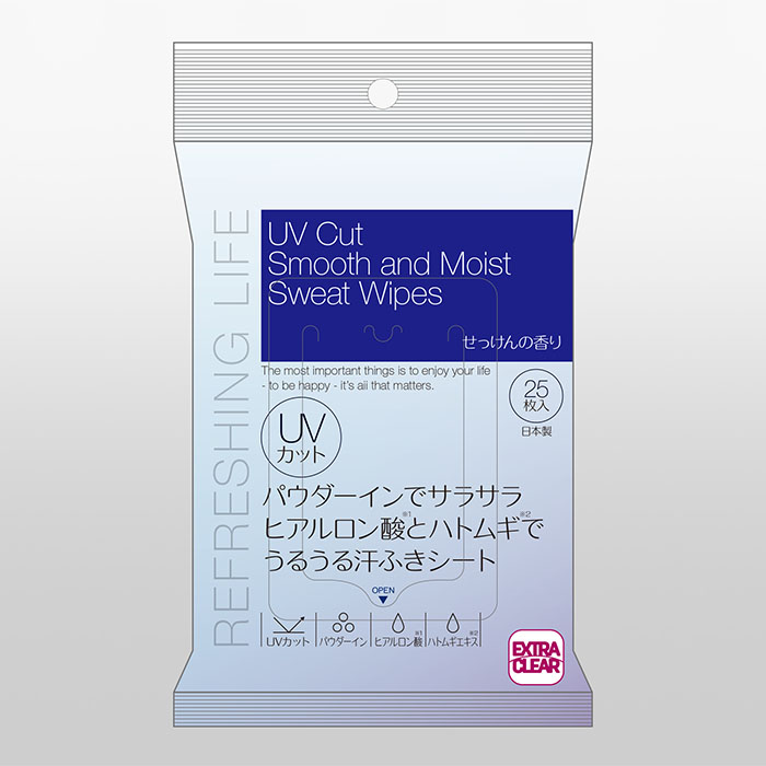 EXC汗ふきシート25　せっけんの香り